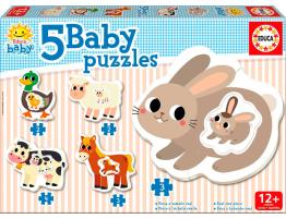 Puzzle Baby Educa Progresivo La Granja