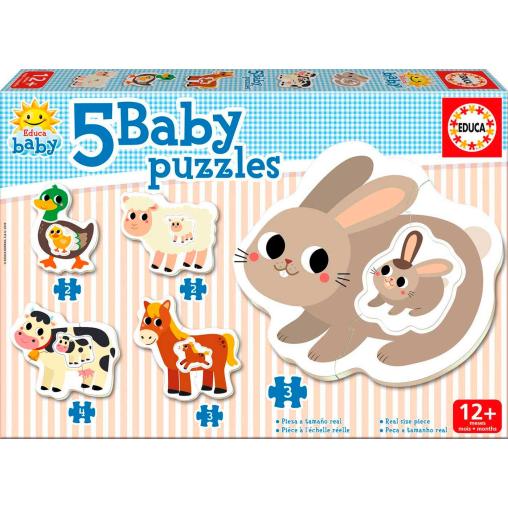 Puzzle Baby Educa Progresivo La Granja