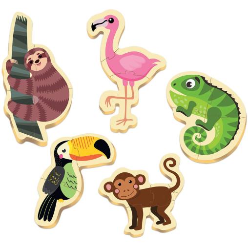 Puzzles Baby Educa Animales Tropicales