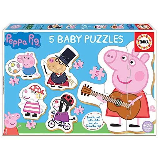 Puzzles Baby Educa Peppa Pig 2