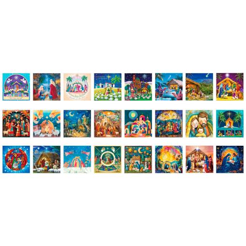 Calendario de Adviento Eurographics Nacimiento 24 x 50 Pzs