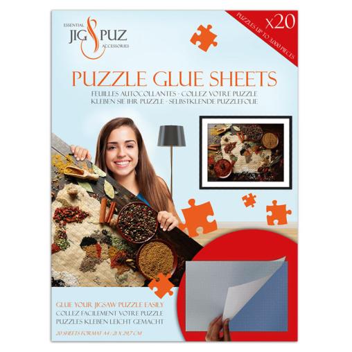 Pegamento Puzzles Jig and Puz Hojas Adhesivas Puzzles de 3000 Pi