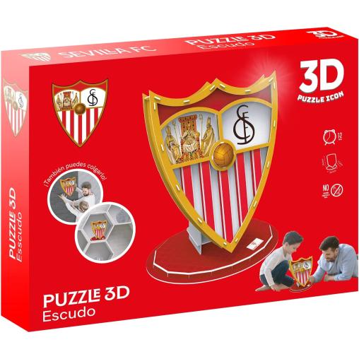 Puzzle 3D Escudo Sevilla FC