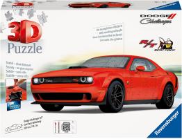 Puzzle 3D Ravensburger Dodge Challenger Rojo 165 Pzs