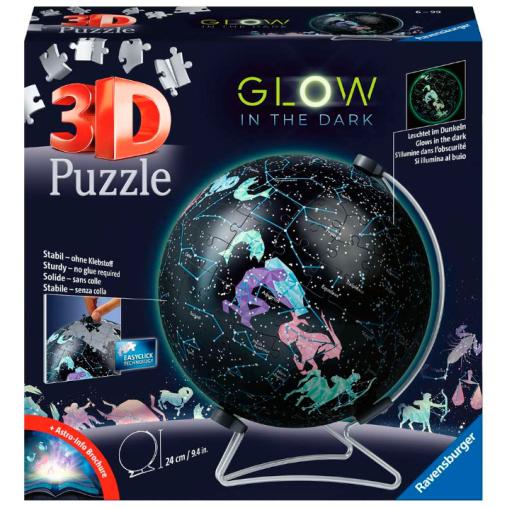 Puzzle 3D Ravensburger Globo Estelar Fosforescente de 180 Pzs