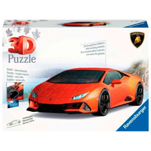 Puzzle 3D Ravensburger Lamborghini Huracan Evo 108 Pzs