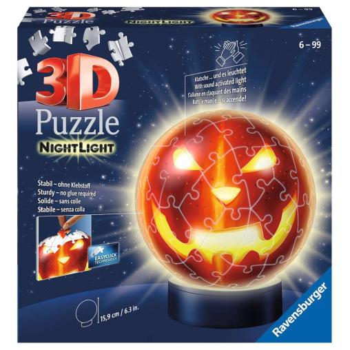 Puzzle 3D Ravensburger Noche de Calabaza de 72 Pzs