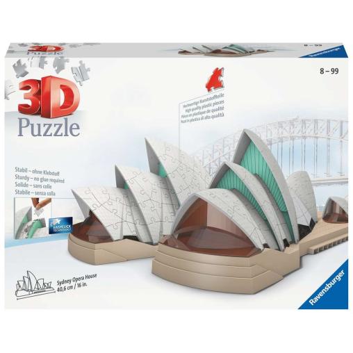 Puzzle 3D Ravensburger Opera House de Sidney de 237 Pzs