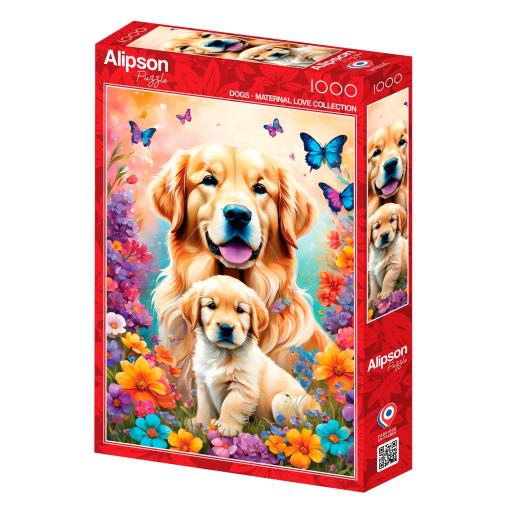 Puzzle Alipson Amor Maternal Perros de 1000 Piezas