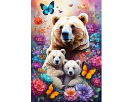 Puzzle Alipson Amor Maternal Osos de 1000 Piezas