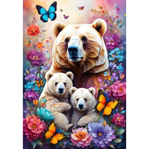 Puzzle Alipson Amor Maternal Osos de 1000 Piezas