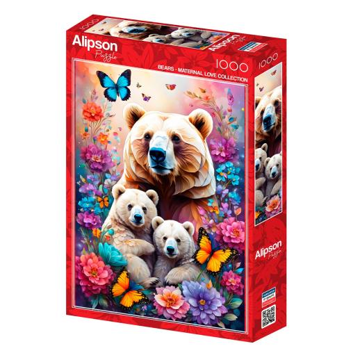 Puzzle Alipson Amor Maternal Osos de 1000 Piezas