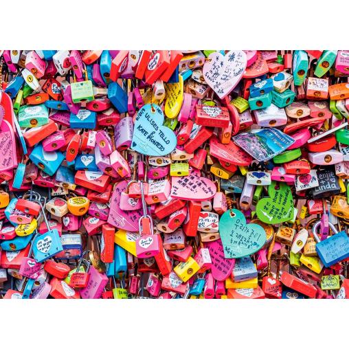 Puzzle Alipson Candados de Amor de 1000 Piezas