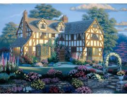 Puzzle Alipson Casa Estilo Tudor de 1000 Piezas