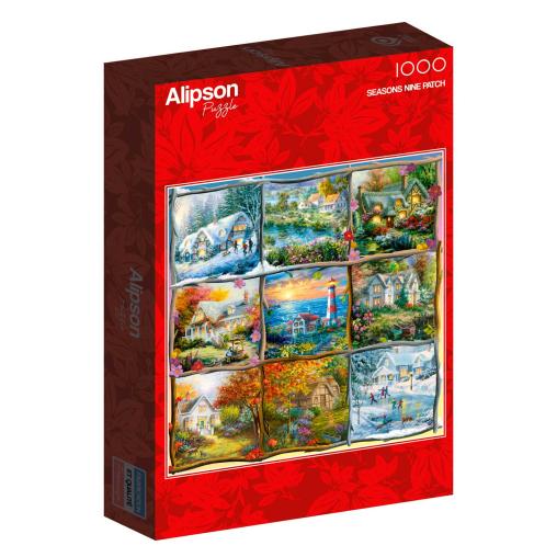 Puzzle Alipson Composición de las 9 Estaciones de 1000 Piezas