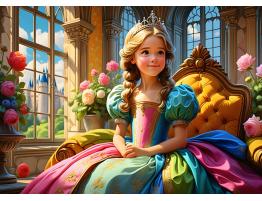 Puzzle Alipson La Princesa en su Trono de 500 Piezas