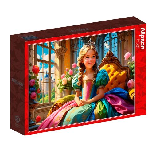 Puzzle Alipson La Princesa en su Trono de 500 Piezas