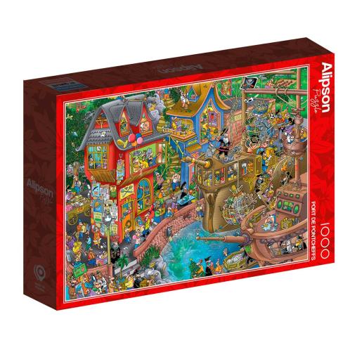 Puzzle Alipson Puerto de Pontcheffs de 1000 Piezas