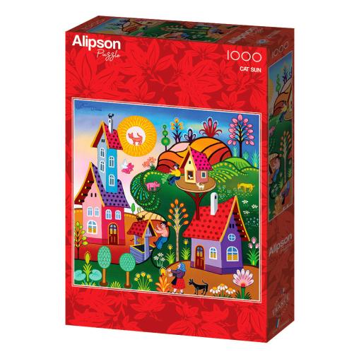 Puzzle Alipson Sol de Gato de 1000 Piezas