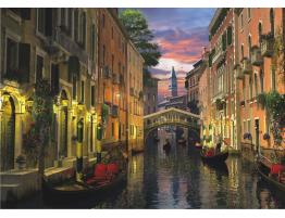 Puzzle Anatolie Coucher de soleil sur le canal de Venise 3000 pi