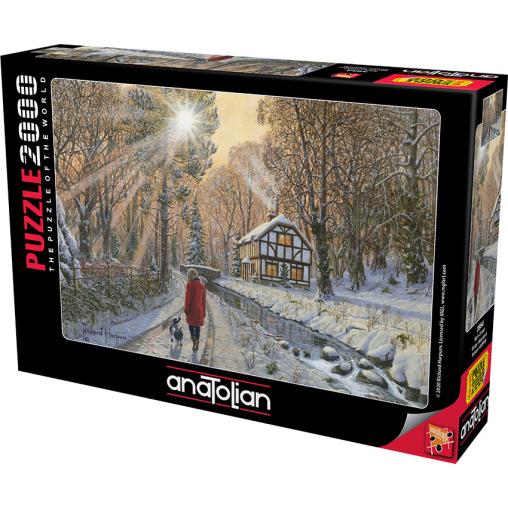 Puzzle Anatolian Bosque en Invierno de 2000 Piezas