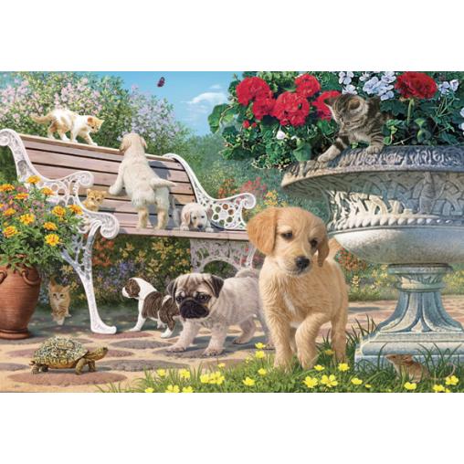 Puzzle Anatolian Cachorros Jugando al Escondite de 260 Piezas