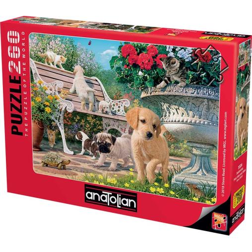 Puzzle Anatolian Cachorros Jugando al Escondite de 260 Piezas