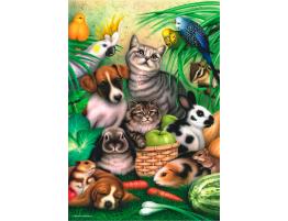 Puzzle d&#39;Anatolie Magical Puppies 260 pièces