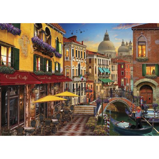 Puzzle Anatolian Café en el Canal de Venecia de 1500 Piezas