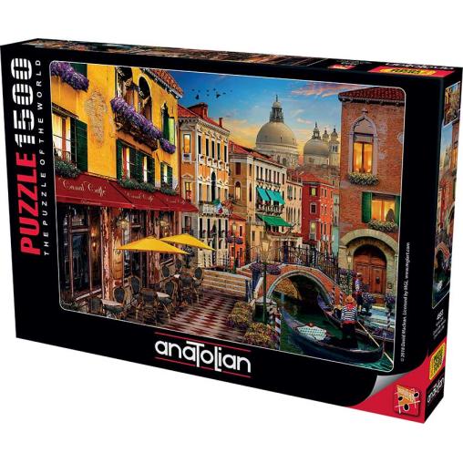 Puzzle Anatolian Café en el Canal de Venecia de 1500 Piezas