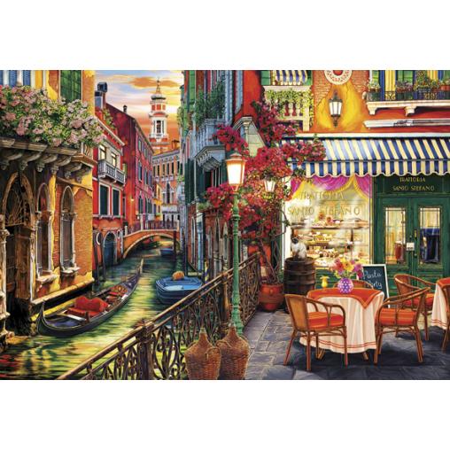 Puzzle Anatolian Café en Venecia de 2000 Piezas