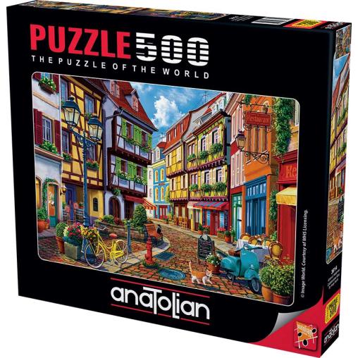 Puzzle Anatolian Callejón de Adoquines de 500 Piezas