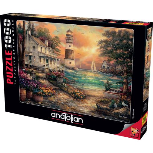 Puzzle Anatolian Casa Junto al Mar de 1000 Piezas