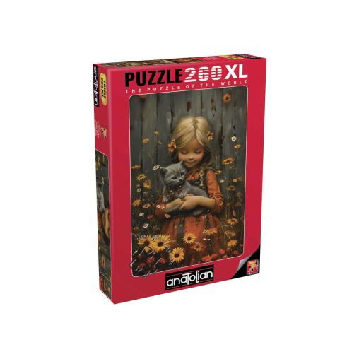 Puzzle Anatolian Chica Linda XXL de 260 Piezas