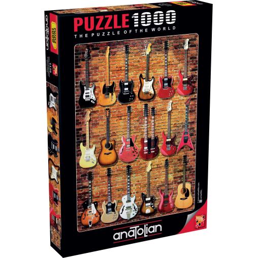 Puzzle Anatolian Colección de Guitarras de 1000 Piezas