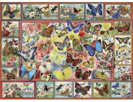 Puzzle Anatolian Collage de Mariposas de 1000 Piezas