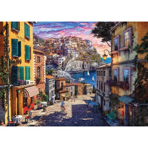 Puzzle Anatolian Costa Italiana al Atardecer de 3000 Piezas