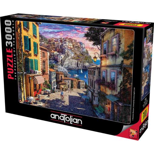 Puzzle Anatolian Costa Italiana al Atardecer de 3000 Piezas