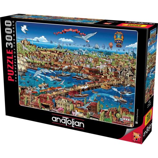 Puzzle Anatolian Estambul en 1895 de 3000 Piezas