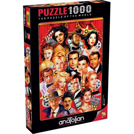 Puzzle Anatolian Estrellas de Hollywood de 1000 Piezas