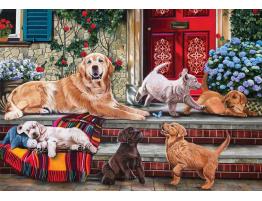 Puzzle Anatolian Familia de Perros de 260 Piezas