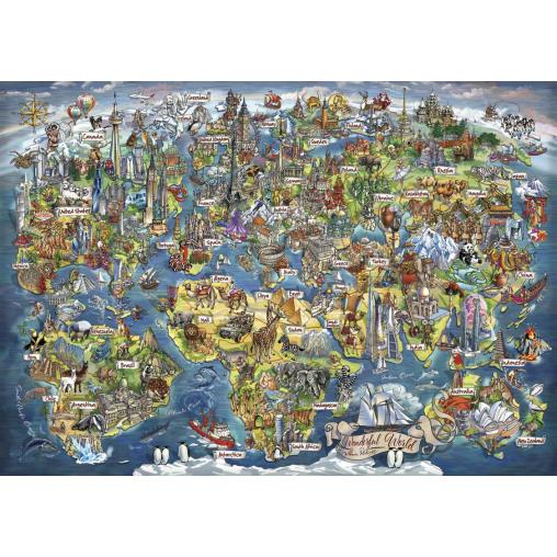 Puzzle Anatolian Hitos del Mundo de 3000 Piezas