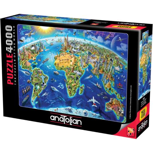 Puzzle Anatolian Hitos Mundiales de 4000 Pzs