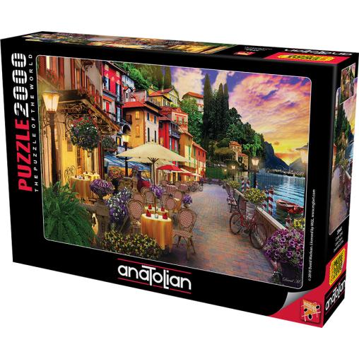 Puzzle Anatolian Lago Como Italia de 2000 Piezas