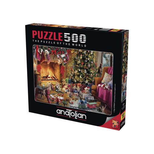 Puzzle Anatolian Mañana de Navidad de 500 Piezas