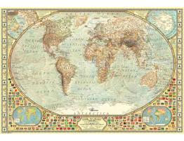 Puzzle carte du monde d&#39;Anatolie, carte du monde 2000 pièces