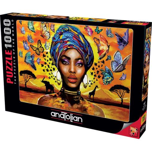 Puzzle Anatolian Mujer Africana de 1000 Piezas