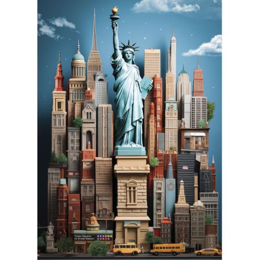 Puzzle Anatolian Nueva York de 1500 Piezas