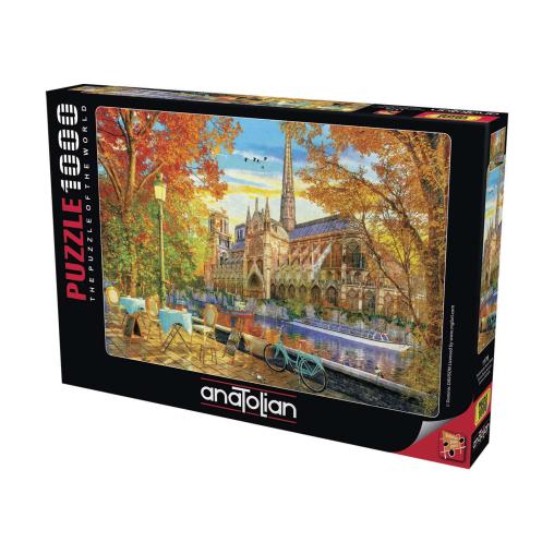 Puzzle Anatolian Otoño en Notre Dame 1000 Piezas