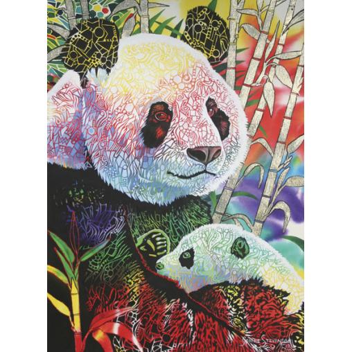 Puzzle Anatolian Panda de Arcoiris de 1000 Piezas